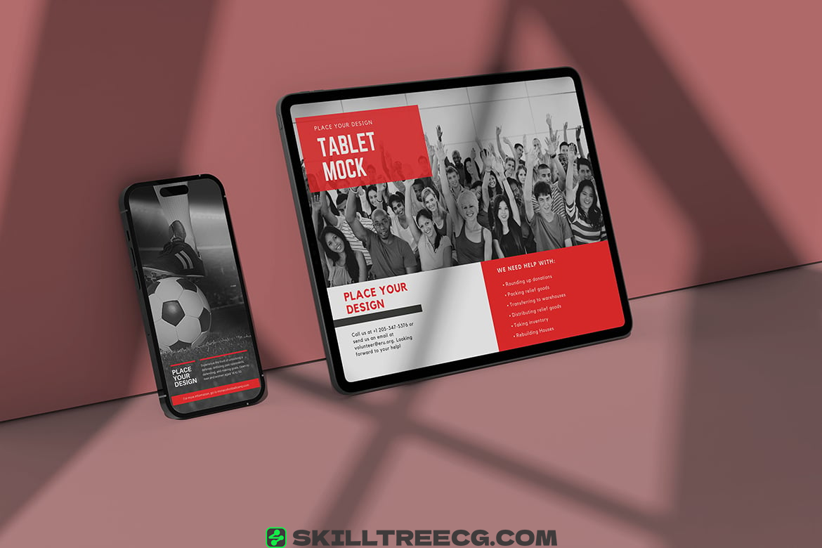 图片[3]-iPhone 14 Pro and iPad Pro Mockup（968970）-技能树